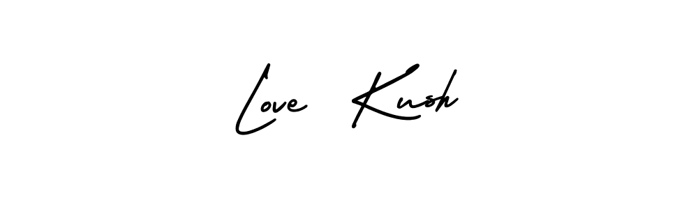 It looks lik you need a new signature style for name Love  Kush. Design unique handwritten (AmerikaSignatureDemo-Regular) signature with our free signature maker in just a few clicks. Love  Kush signature style 3 images and pictures png