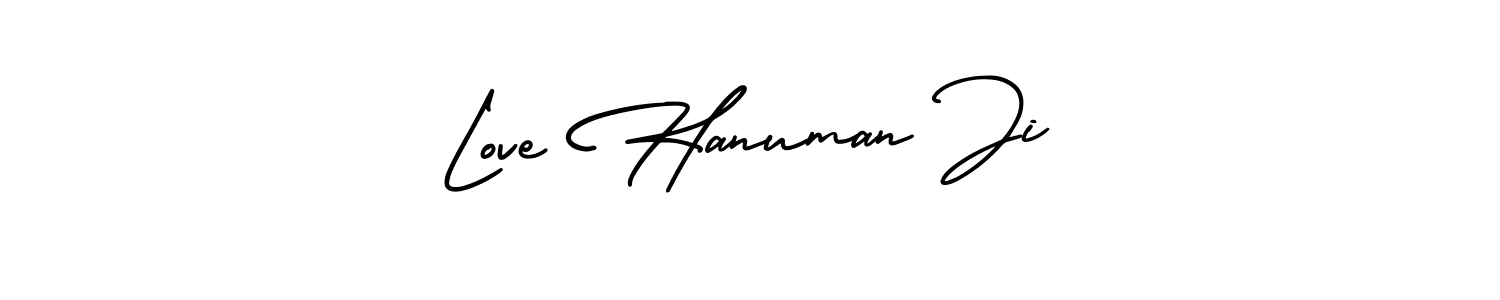 Design your own signature with our free online signature maker. With this signature software, you can create a handwritten (AmerikaSignatureDemo-Regular) signature for name Love Hanuman Ji. Love Hanuman Ji signature style 3 images and pictures png