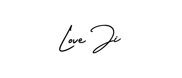 Also You can easily find your signature by using the search form. We will create Love Ji name handwritten signature images for you free of cost using AmerikaSignatureDemo-Regular sign style. Love Ji signature style 3 images and pictures png