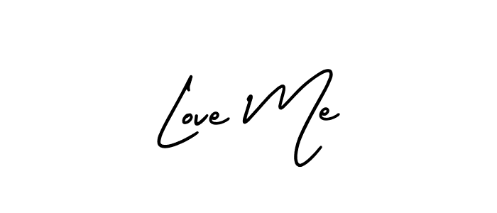 How to Draw Love Me signature style? AmerikaSignatureDemo-Regular is a latest design signature styles for name Love Me. Love Me signature style 3 images and pictures png