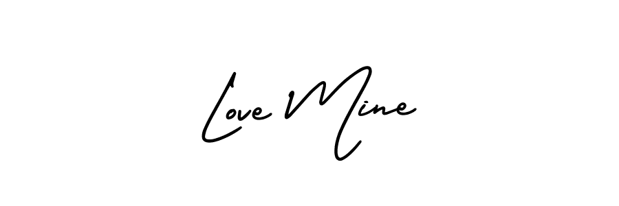 How to Draw Love Mine signature style? AmerikaSignatureDemo-Regular is a latest design signature styles for name Love Mine. Love Mine signature style 3 images and pictures png