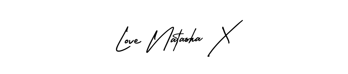 It looks lik you need a new signature style for name Love Natasha X. Design unique handwritten (AmerikaSignatureDemo-Regular) signature with our free signature maker in just a few clicks. Love Natasha X signature style 3 images and pictures png