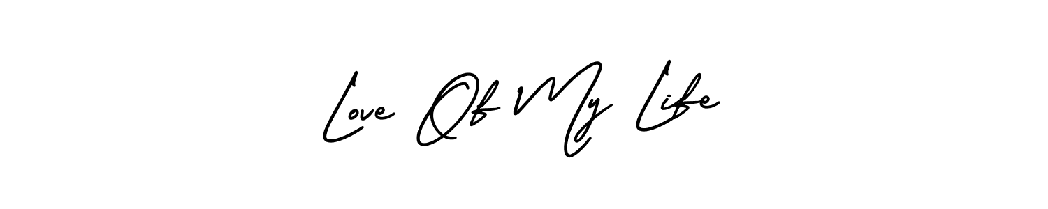 How to Draw Love Of My Life signature style? AmerikaSignatureDemo-Regular is a latest design signature styles for name Love Of My Life. Love Of My Life signature style 3 images and pictures png
