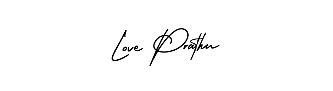 Design your own signature with our free online signature maker. With this signature software, you can create a handwritten (AmerikaSignatureDemo-Regular) signature for name Love Prathu. Love Prathu signature style 3 images and pictures png