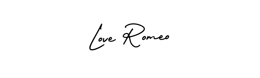 How to make Love Romeo signature? AmerikaSignatureDemo-Regular is a professional autograph style. Create handwritten signature for Love Romeo name. Love Romeo signature style 3 images and pictures png