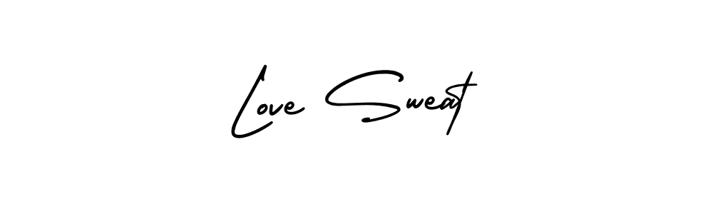 How to make Love Sweat name signature. Use AmerikaSignatureDemo-Regular style for creating short signs online. This is the latest handwritten sign. Love Sweat signature style 3 images and pictures png