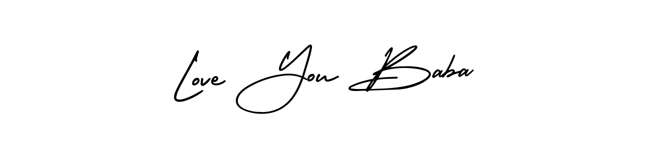 AmerikaSignatureDemo-Regular is a professional signature style that is perfect for those who want to add a touch of class to their signature. It is also a great choice for those who want to make their signature more unique. Get Love You Baba name to fancy signature for free. Love You Baba signature style 3 images and pictures png