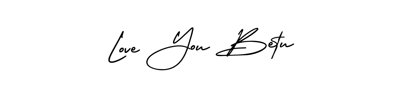 How to make Love You Betu signature? AmerikaSignatureDemo-Regular is a professional autograph style. Create handwritten signature for Love You Betu name. Love You Betu signature style 3 images and pictures png