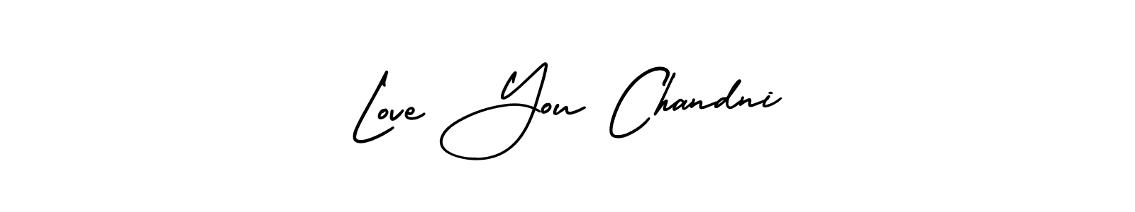 It looks lik you need a new signature style for name Love You Chandni. Design unique handwritten (AmerikaSignatureDemo-Regular) signature with our free signature maker in just a few clicks. Love You Chandni signature style 3 images and pictures png
