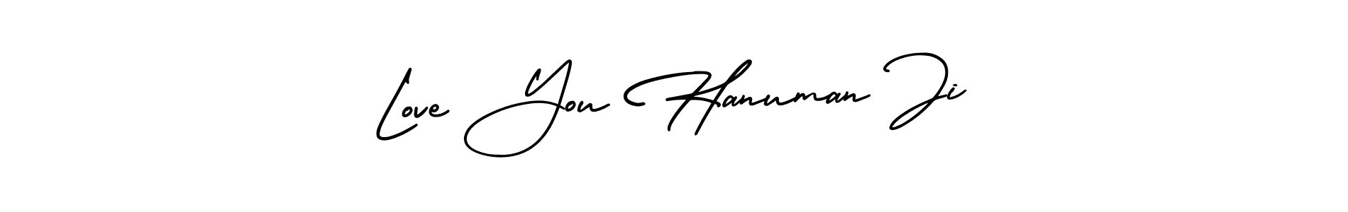 Create a beautiful signature design for name Love You Hanuman Ji. With this signature (AmerikaSignatureDemo-Regular) fonts, you can make a handwritten signature for free. Love You Hanuman Ji signature style 3 images and pictures png
