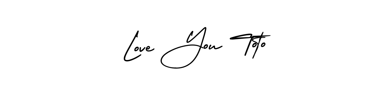 Check out images of Autograph of Love You Toto name. Actor Love You Toto Signature Style. AmerikaSignatureDemo-Regular is a professional sign style online. Love You Toto signature style 3 images and pictures png