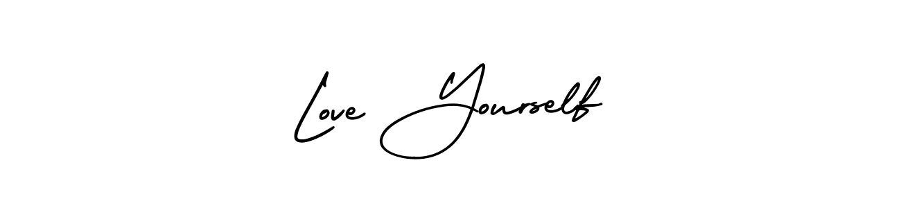 if you are searching for the best signature style for your name Love Yourself. so please give up your signature search. here we have designed multiple signature styles  using AmerikaSignatureDemo-Regular. Love Yourself signature style 3 images and pictures png