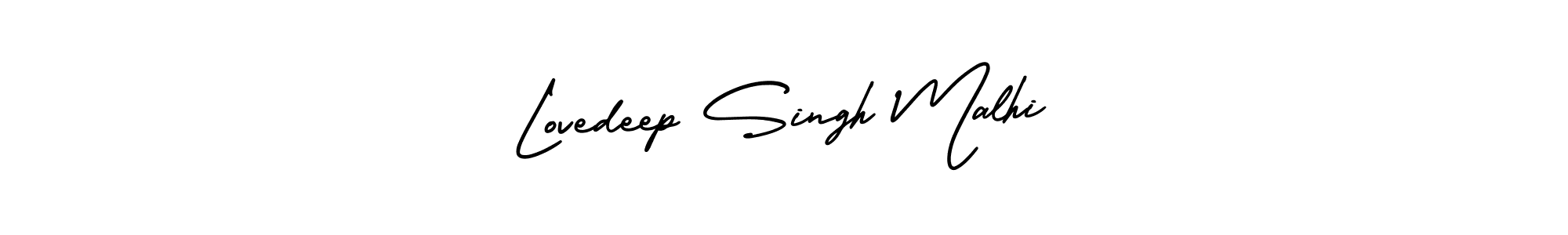 How to make Lovedeep Singh Malhi name signature. Use AmerikaSignatureDemo-Regular style for creating short signs online. This is the latest handwritten sign. Lovedeep Singh Malhi signature style 3 images and pictures png