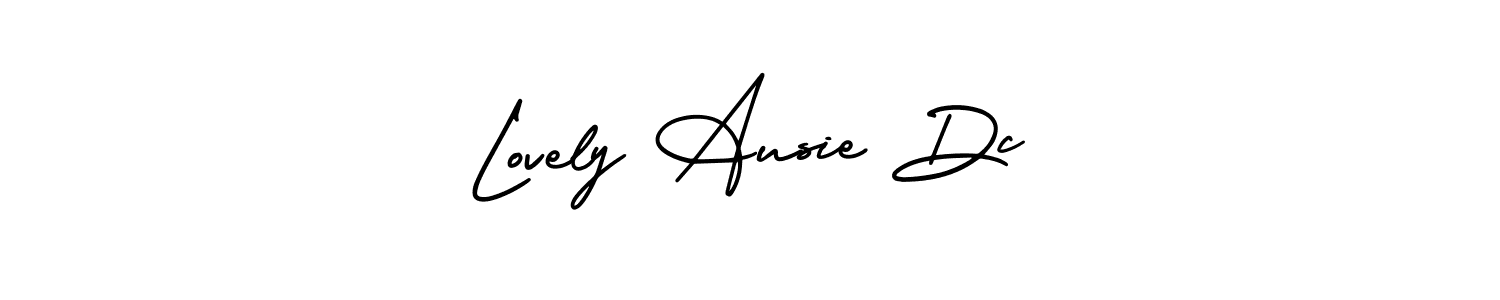 Make a beautiful signature design for name Lovely Ausie Dc. With this signature (AmerikaSignatureDemo-Regular) style, you can create a handwritten signature for free. Lovely Ausie Dc signature style 3 images and pictures png