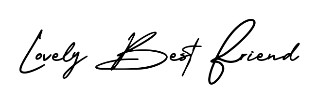 Stand out with a creative autograph for Lovely Best Friend. The AmerikaSignatureDemo-Regular styling blends modern aesthetics with classic signature flourishes. Lovely Best Friend signature style 3 images and pictures png