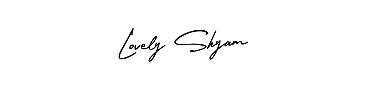 You can use this online signature creator to create a handwritten signature for the name Lovely Shyam. This is the best online autograph maker. Lovely Shyam signature style 3 images and pictures png