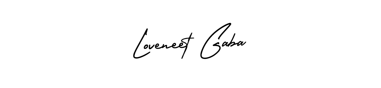 Make a beautiful signature design for name Loveneet Gaba. Use this online signature maker to create a handwritten signature for free. Loveneet Gaba signature style 3 images and pictures png