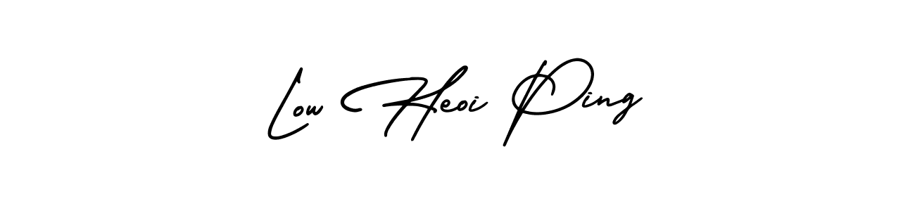 Make a short Low Heoi Ping signature style. Manage your documents anywhere anytime using AmerikaSignatureDemo-Regular. Create and add eSignatures, submit forms, share and send files easily. Low Heoi Ping signature style 3 images and pictures png