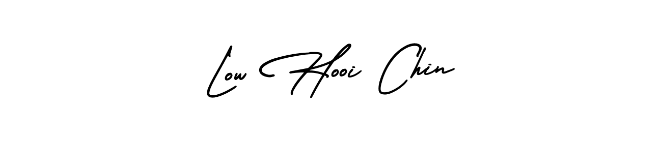 AmerikaSignatureDemo-Regular is a professional signature style that is perfect for those who want to add a touch of class to their signature. It is also a great choice for those who want to make their signature more unique. Get Low Hooi Chin name to fancy signature for free. Low Hooi Chin signature style 3 images and pictures png