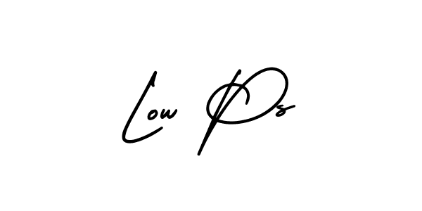 Best and Professional Signature Style for Low Ps. AmerikaSignatureDemo-Regular Best Signature Style Collection. Low Ps signature style 3 images and pictures png