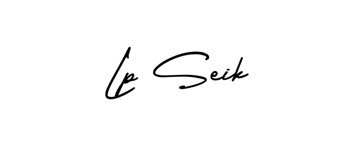 Also we have Lp Seik name is the best signature style. Create professional handwritten signature collection using AmerikaSignatureDemo-Regular autograph style. Lp Seik signature style 3 images and pictures png