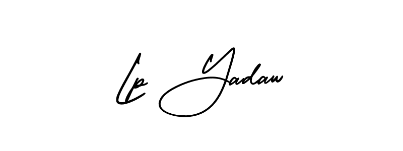 AmerikaSignatureDemo-Regular is a professional signature style that is perfect for those who want to add a touch of class to their signature. It is also a great choice for those who want to make their signature more unique. Get Lp Yadaw name to fancy signature for free. Lp Yadaw signature style 3 images and pictures png
