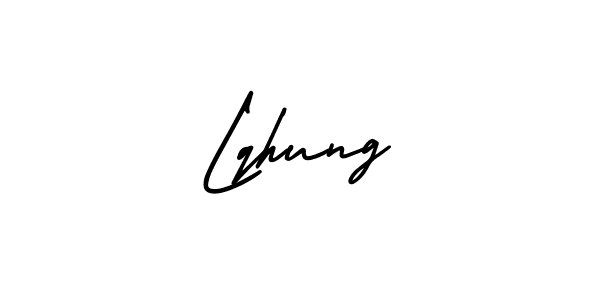 How to make Lqhung signature? AmerikaSignatureDemo-Regular is a professional autograph style. Create handwritten signature for Lqhung name. Lqhung signature style 3 images and pictures png