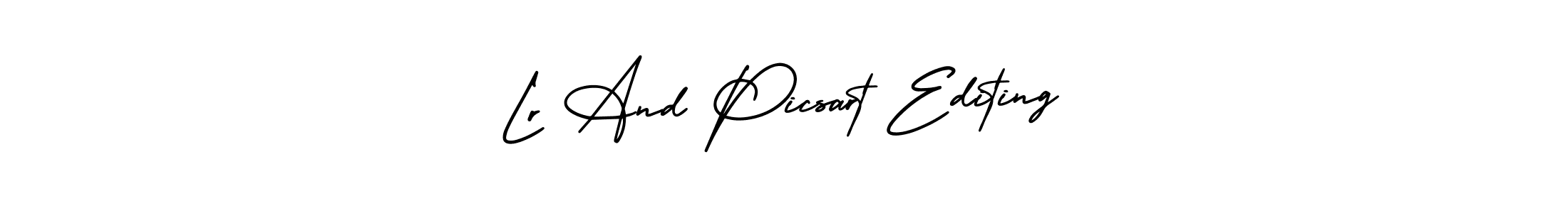 Here are the top 10 professional signature styles for the name Lr And Picsart Editing. These are the best autograph styles you can use for your name. Lr And Picsart Editing signature style 3 images and pictures png
