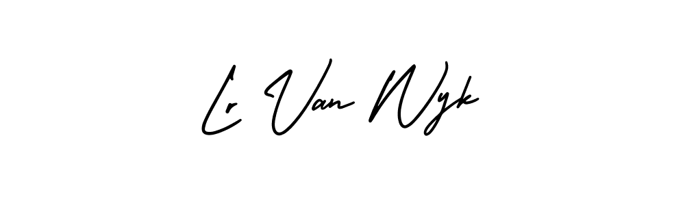 Also You can easily find your signature by using the search form. We will create Lr Van Wyk name handwritten signature images for you free of cost using AmerikaSignatureDemo-Regular sign style. Lr Van Wyk signature style 3 images and pictures png