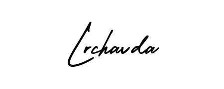 Use a signature maker to create a handwritten signature online. With this signature software, you can design (AmerikaSignatureDemo-Regular) your own signature for name Lrchavda. Lrchavda signature style 3 images and pictures png