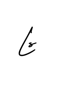 You should practise on your own different ways (AmerikaSignatureDemo-Regular) to write your name (Ls) in signature. don't let someone else do it for you. Ls signature style 3 images and pictures png