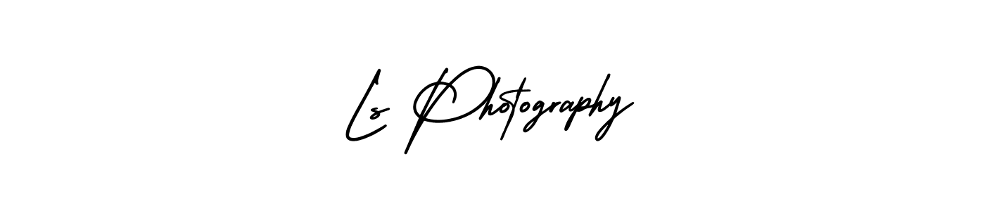 Create a beautiful signature design for name Ls Photography. With this signature (AmerikaSignatureDemo-Regular) fonts, you can make a handwritten signature for free. Ls Photography signature style 3 images and pictures png