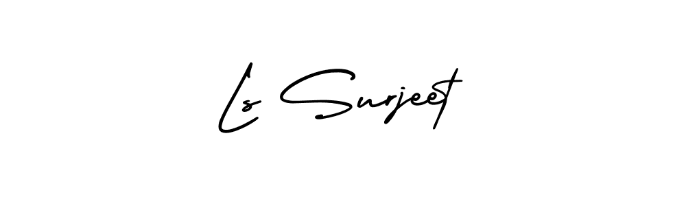 Make a beautiful signature design for name Ls Surjeet. With this signature (AmerikaSignatureDemo-Regular) style, you can create a handwritten signature for free. Ls Surjeet signature style 3 images and pictures png
