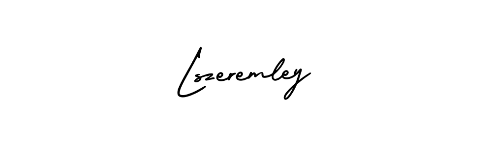 Also You can easily find your signature by using the search form. We will create Lszeremley name handwritten signature images for you free of cost using AmerikaSignatureDemo-Regular sign style. Lszeremley signature style 3 images and pictures png