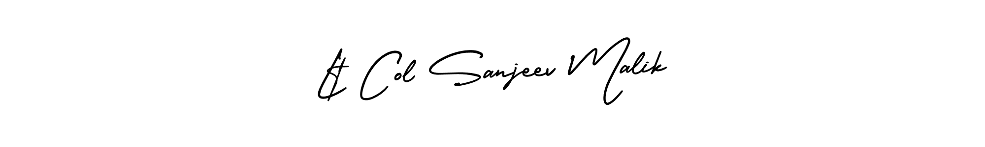 It looks lik you need a new signature style for name Lt Col Sanjeev Malik. Design unique handwritten (AmerikaSignatureDemo-Regular) signature with our free signature maker in just a few clicks. Lt Col Sanjeev Malik signature style 3 images and pictures png
