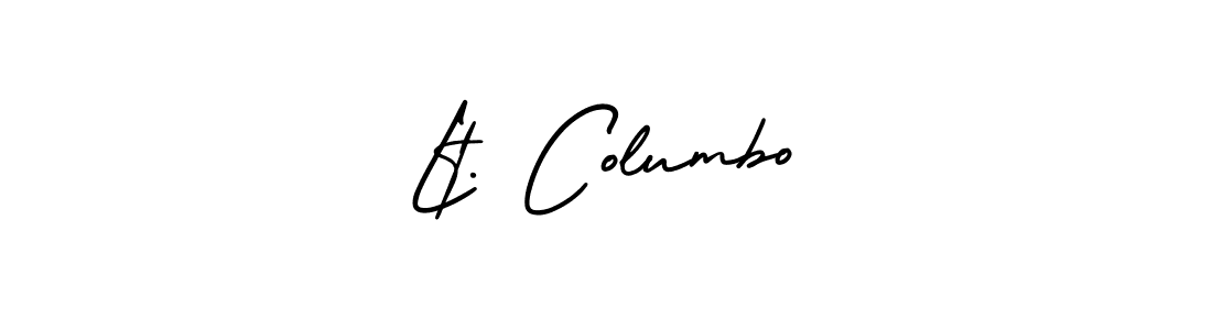 AmerikaSignatureDemo-Regular is a professional signature style that is perfect for those who want to add a touch of class to their signature. It is also a great choice for those who want to make their signature more unique. Get Lt. Columbo name to fancy signature for free. Lt. Columbo signature style 3 images and pictures png