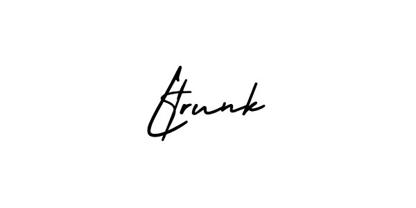 You should practise on your own different ways (AmerikaSignatureDemo-Regular) to write your name (Ltrunk) in signature. don't let someone else do it for you. Ltrunk signature style 3 images and pictures png