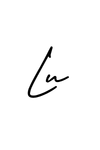 if you are searching for the best signature style for your name Lu. so please give up your signature search. here we have designed multiple signature styles  using AmerikaSignatureDemo-Regular. Lu signature style 3 images and pictures png