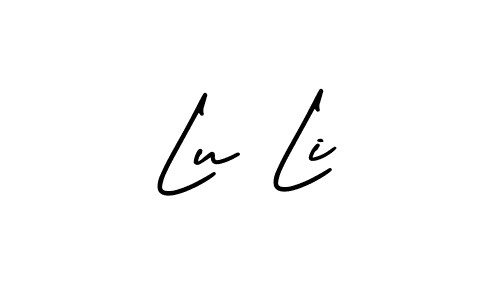 AmerikaSignatureDemo-Regular is a professional signature style that is perfect for those who want to add a touch of class to their signature. It is also a great choice for those who want to make their signature more unique. Get Lu Li name to fancy signature for free. Lu Li signature style 3 images and pictures png