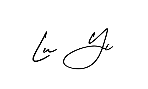 Once you've used our free online signature maker to create your best signature AmerikaSignatureDemo-Regular style, it's time to enjoy all of the benefits that Lu Yi name signing documents. Lu Yi signature style 3 images and pictures png