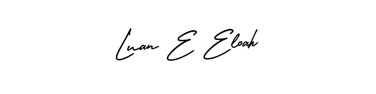 Also we have Luan E Eloah name is the best signature style. Create professional handwritten signature collection using AmerikaSignatureDemo-Regular autograph style. Luan E Eloah signature style 3 images and pictures png