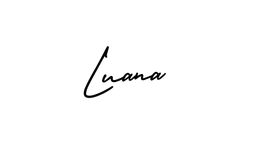 if you are searching for the best signature style for your name Luana. so please give up your signature search. here we have designed multiple signature styles  using AmerikaSignatureDemo-Regular. Luana signature style 3 images and pictures png