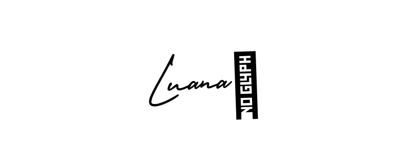 Create a beautiful signature design for name Luana♡. With this signature (AmerikaSignatureDemo-Regular) fonts, you can make a handwritten signature for free. Luana♡ signature style 3 images and pictures png