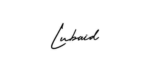 Design your own signature with our free online signature maker. With this signature software, you can create a handwritten (AmerikaSignatureDemo-Regular) signature for name Lubaid. Lubaid signature style 3 images and pictures png