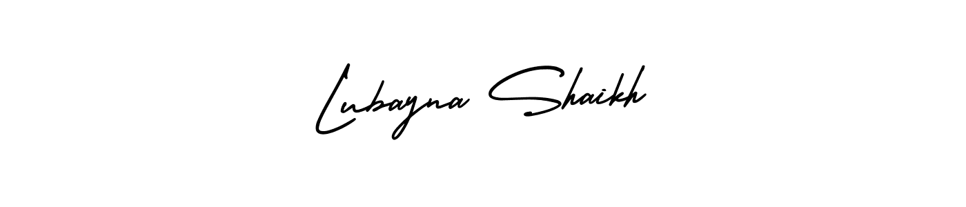 Here are the top 10 professional signature styles for the name Lubayna Shaikh. These are the best autograph styles you can use for your name. Lubayna Shaikh signature style 3 images and pictures png