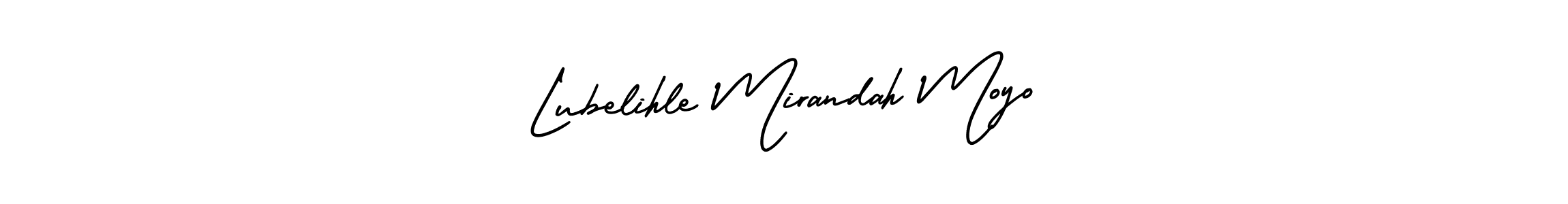 Make a beautiful signature design for name Lubelihle Mirandah Moyo. Use this online signature maker to create a handwritten signature for free. Lubelihle Mirandah Moyo signature style 3 images and pictures png