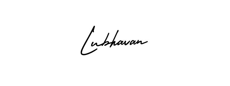 Also we have Lubhavan name is the best signature style. Create professional handwritten signature collection using AmerikaSignatureDemo-Regular autograph style. Lubhavan signature style 3 images and pictures png