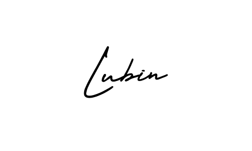 if you are searching for the best signature style for your name Lubin. so please give up your signature search. here we have designed multiple signature styles  using AmerikaSignatureDemo-Regular. Lubin signature style 3 images and pictures png