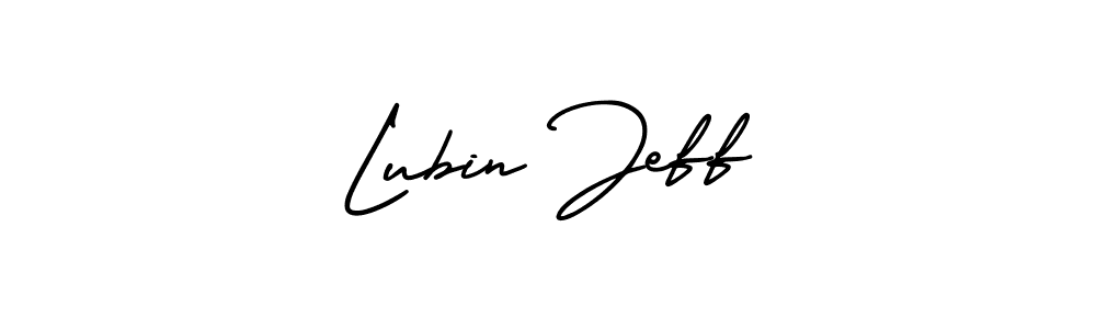 if you are searching for the best signature style for your name Lubin Jeff. so please give up your signature search. here we have designed multiple signature styles  using AmerikaSignatureDemo-Regular. Lubin Jeff signature style 3 images and pictures png