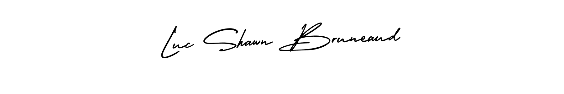 Design your own signature with our free online signature maker. With this signature software, you can create a handwritten (AmerikaSignatureDemo-Regular) signature for name Luc Shawn Bruneaud. Luc Shawn Bruneaud signature style 3 images and pictures png